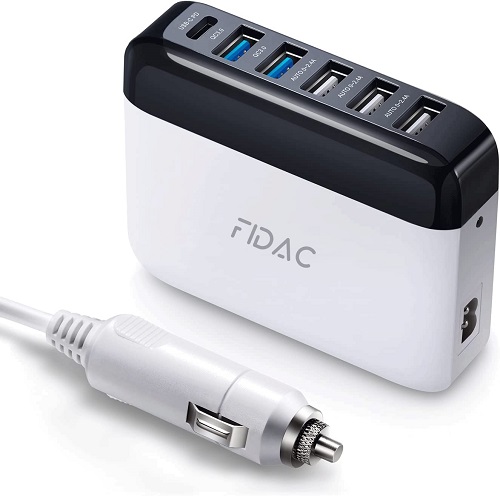 FIDAC シガーソケット カーチャージャー PD3.0 QC3.0